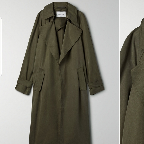 Aritzia Jackets & Blazers - Aritzia babaton lawson trench xxs monterey
